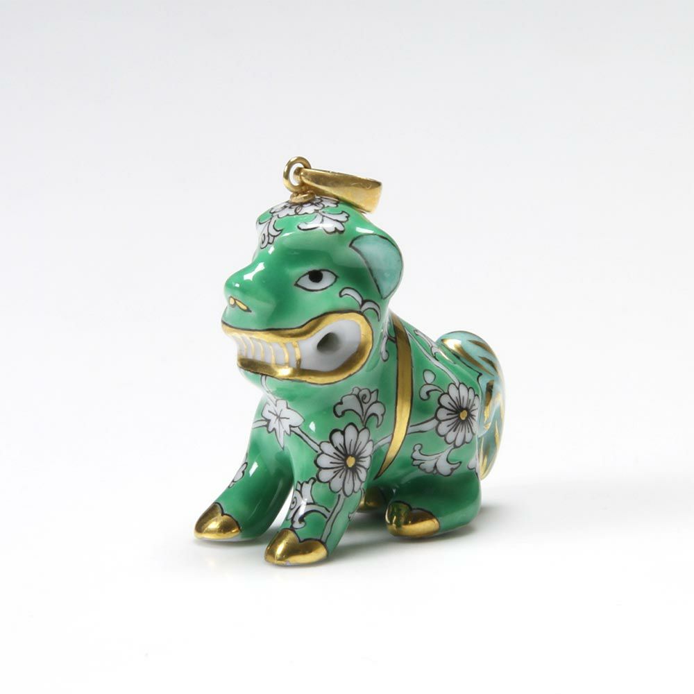 ヘレンド ペンダントトップ RDCV 15503-0-47 コマイヌ 2.5cm