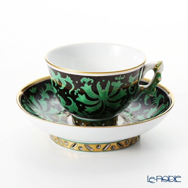 ヘレンド シノワズリ（中国趣味） 牡丹 PVI 03371-0-21 マンダリン スモールカップ＆ソーサー