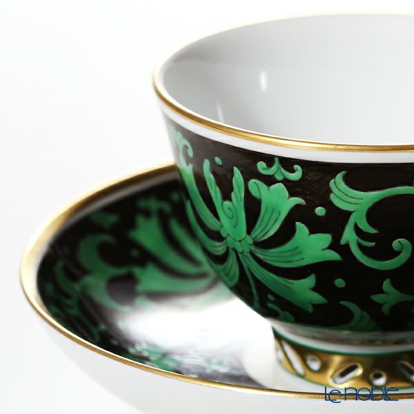 ヘレンド シノワズリ（中国趣味） 牡丹 PVI 03371-0-21 マンダリン スモールカップ＆ソーサー