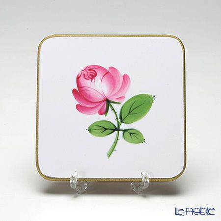 アウガルテン（AUGARTEN） ウィンナーローズ（5089） コースター 10×10cm コルク製