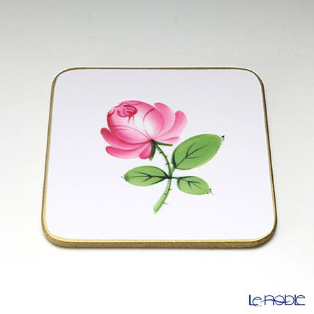 アウガルテン（AUGARTEN） ウィンナーローズ（5089） コースター 10×10cm コルク製