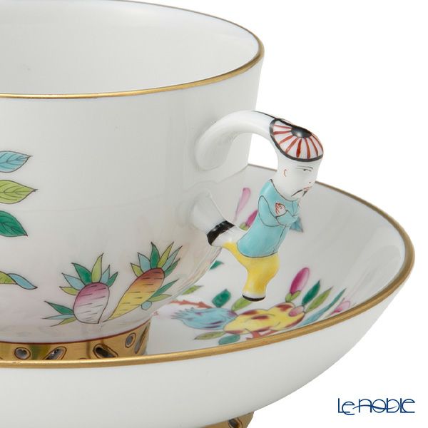 ヘレンド シノワズリ（中国趣味）SP225 03364-0-21 マンダリン ラージカップ＆ソーサー