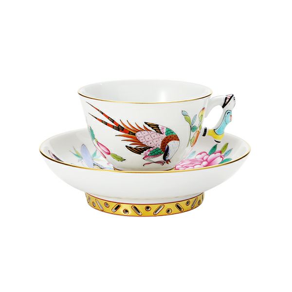 ヘレンド シノワズリ（中国趣味） SP225 03371-0-21／3371 マンダリン スモールカップ＆ソーサー