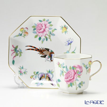 ヘレンド SP225 04304-0-00 オクタゴナルカップ＆ソーサー