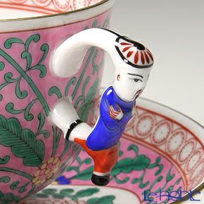 ヘレンド シノワズリ（中国趣味）エミールローズ 03364-0-21 マンダリン ラージカップ＆ソーサー