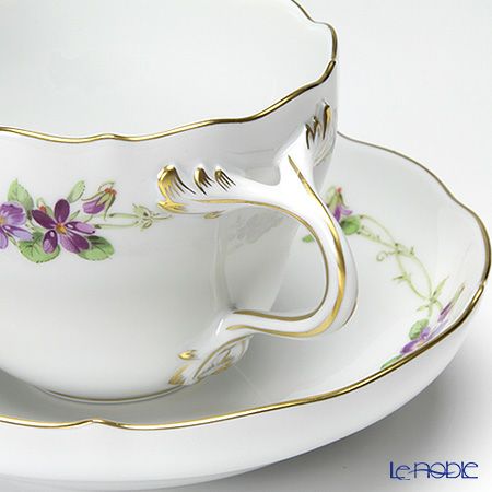 マイセン（Meissen） フラワーガーランド（スミレ） 229310／00582 コーヒーカップ＆ソーサー 200ml