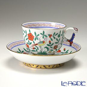 ヘレンド シノワズリ（中国趣味）中国の鳥 OC 03364-0-21 マンダリン ラージカップ＆ソーサー