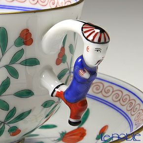 ヘレンド シノワズリ（中国趣味）中国の鳥 OC 03364-0-21 マンダリン ラージカップ＆ソーサー