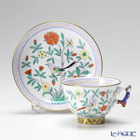 ヘレンド シノワズリ（中国趣味） 中国の鳥 OC 03371-0-21 マンダリン スモールカップ＆ソーサー