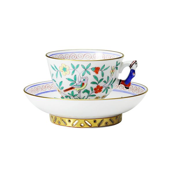 ヘレンド シノワズリ（中国趣味） 中国の鳥 OC 03371-0-21 マンダリン スモールカップ＆ソーサー