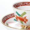 ヘレンド シノワズリ（中国趣味） ポワッソン（赤） 03371-0-21 マンダリン スモールカップ＆ソーサー