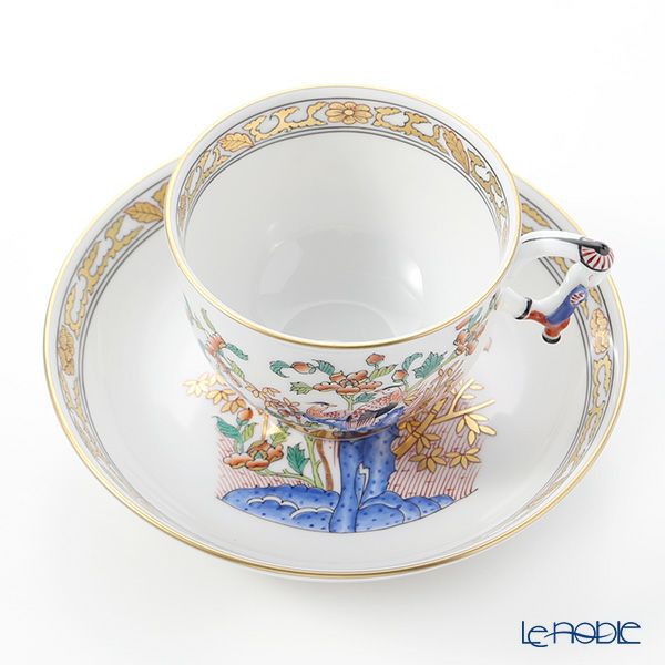 ヘレンド シノワズリ（中国趣味）浙江 KG 03364-0-21 マンダリン ラージカップ＆ソーサー