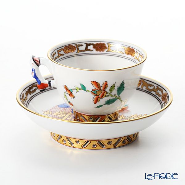 ヘレンド シノワズリ（中国趣味） 浙江 KG 03371-0-21 マンダリン スモールカップ＆ソーサー