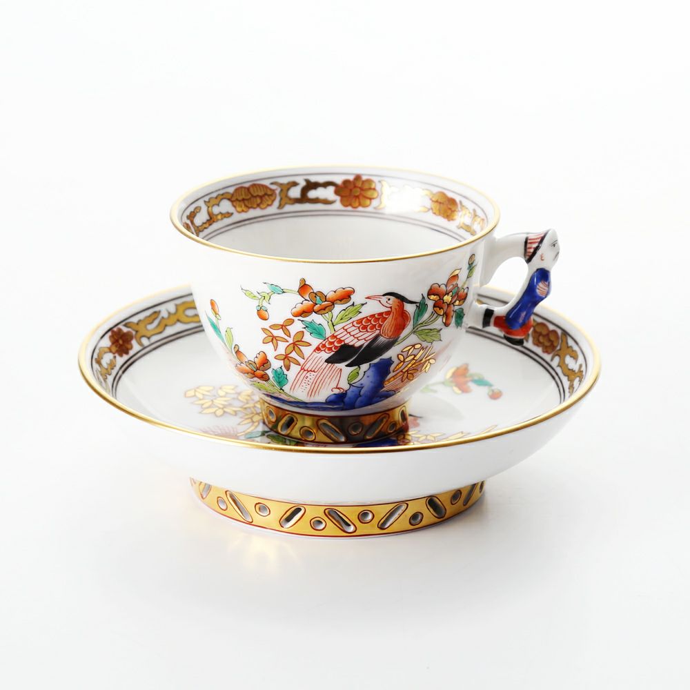 ヘレンド シノワズリ（中国趣味） 浙江 KG 03371-0-21 マンダリン スモールカップ＆ソーサー