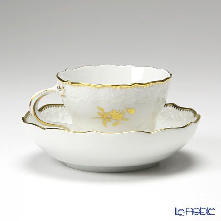 マイセン（Meissen） 金色の花 233823／03582 コーヒーカップ＆ソーサー 200ml
