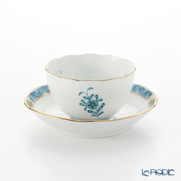 ヘレンド アポニーターコイズ 00710-0-91／711 ジャパニーズカップ＆ソーサー 130ml