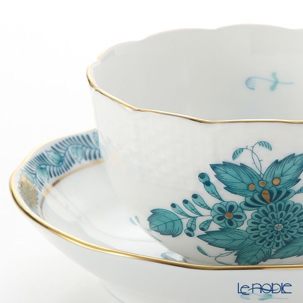 ヘレンド アポニーターコイズ 00710-0-91／711 ジャパニーズカップ＆ソーサー 130ml