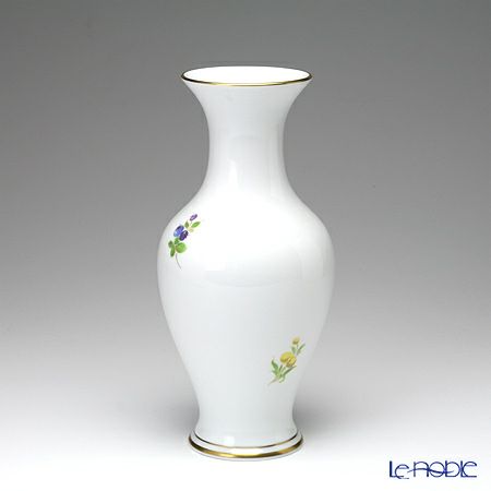 マイセン（Meissen） 果物文様 240210／50198 ベース（花瓶） 24cm