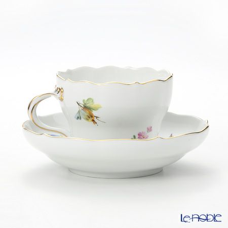 マイセン（Meissen） 果物文様 240210／00582 コーヒーカップ＆ソーサー 200ml プルーン