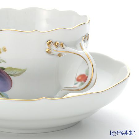 マイセン（Meissen） 果物文様 240210／00582 コーヒーカップ＆ソーサー 200ml プルーン