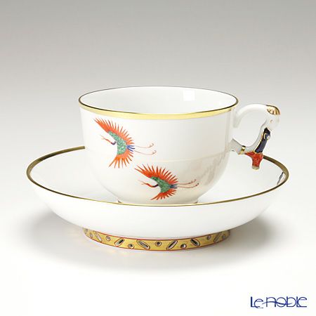 ヘレンド シノワズリ（中国趣味）GEPS 松と鶴 03364-0-21／3364 マンダリン ラージカップ＆ソーサー