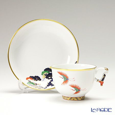 ヘレンド シノワズリ（中国趣味）GEPS 松と鶴 03364-0-21／3364 マンダリン ラージカップ＆ソーサー