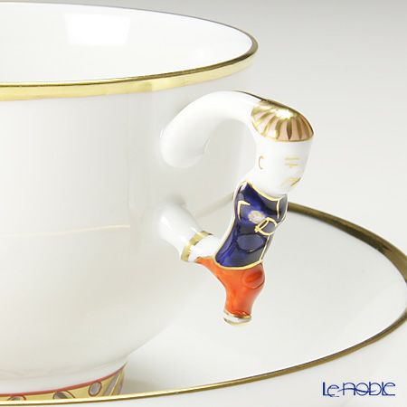 ヘレンド シノワズリ（中国趣味）GEPS 松と鶴 03364-0-21／3364 マンダリン ラージカップ＆ソーサー