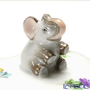 ヘレンド ミルフルール MF 06111-0-70 ハートボックス（ゾウ）