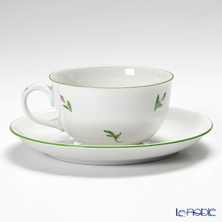 アウガルテン（AUGARTEN） ウィンナーフラワー（5089B） チューリップ ティーカップ＆ソーサー（S） 200ml（001）