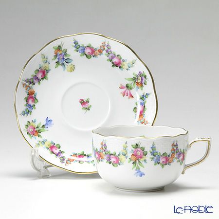 ヘレンド リヒテンシュタインブーケ LTBS 00724-0-00／724 ティーカップ＆ソーサー 200ml