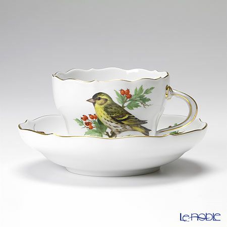 マイセン（Meissen） 鳥と虫 260110／00582 コーヒーカップ＆ソーサー 200ml ヒワ