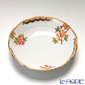 ヘレンド ヴィクトリア・アニバーサリー AVBO 00704-1-00 フルーツボウル 13.5cm