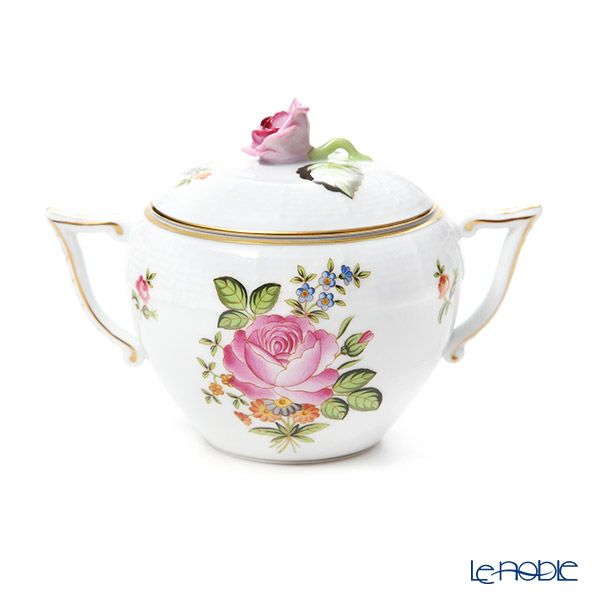 ヘレンド プティットローズブーケ PBR-1 00472-0-09 シュガーポット ローズ 200ml ピンク