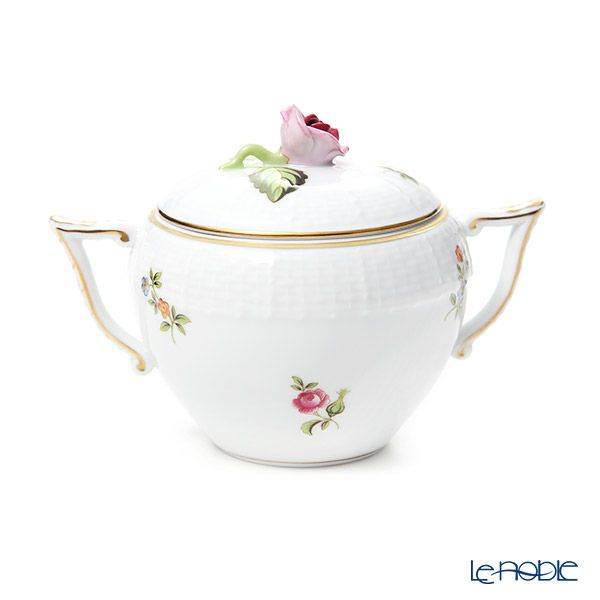 ヘレンド プティットローズブーケ PBR-1 00472-0-09 シュガーポット ローズ 200ml ピンク