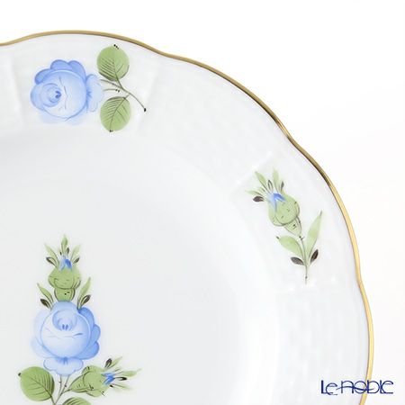 ヘレンド プティットローズ ブルー PRB 00512-0-00 プレート 12.5cm