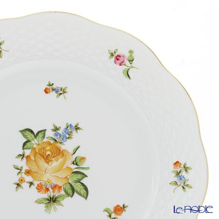 ヘレンド プティットローズブーケ PBR-3 00517-0-00 プレート 19cm（イエロー）