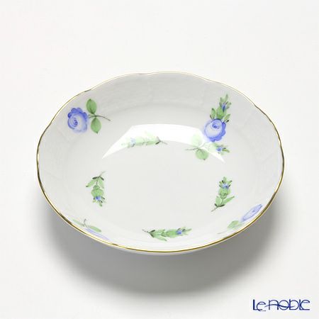 ヘレンド プティットローズ ブルー PRB 00704-1-00 フルーツボウル 13.5cm