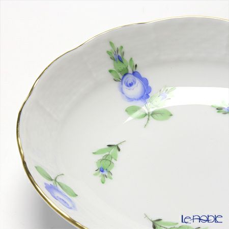 ヘレンド プティットローズ ブルー PRB 00704-1-00 フルーツボウル 13.5cm