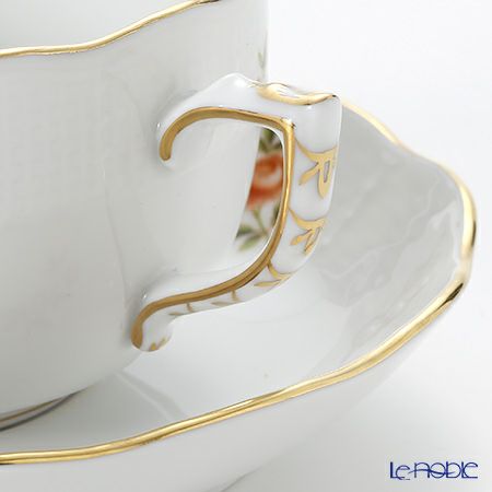 ヘレンド プティットローズブーケ PBR-3 00724-0-00 ティーカップ＆ソーサー 200ml イエロー