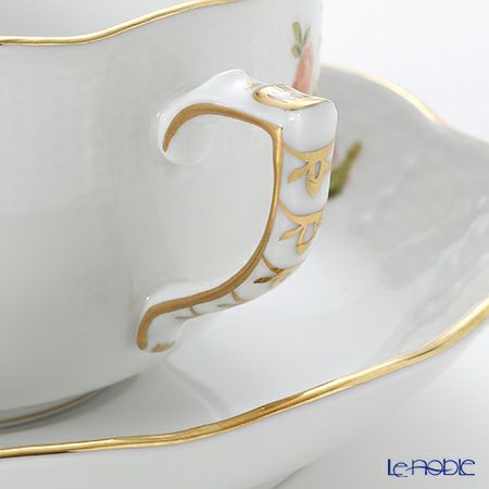 ヘレンド プティットローズブーケ PBR-5 00724-0-00 ティーカップ＆ソーサー 200ml イエロー／オレンジ