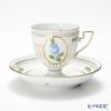 ヘレンド プティットローズ ブルー PRB 04467-0-00 アンピールカップ＆ソーサー