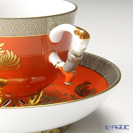 ヘレンド シノワズリ（中国趣味）CDO 03364-0-21 マンダリン ラージカップ＆ソーサー