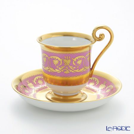 アウガルテン（AUGARTEN） インペリアル ピンク（67282） コーヒーカップ＆ソーサー（852）