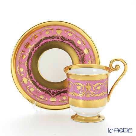 アウガルテン（AUGARTEN） インペリアル ピンク（67282） コーヒーカップ＆ソーサー（852）
