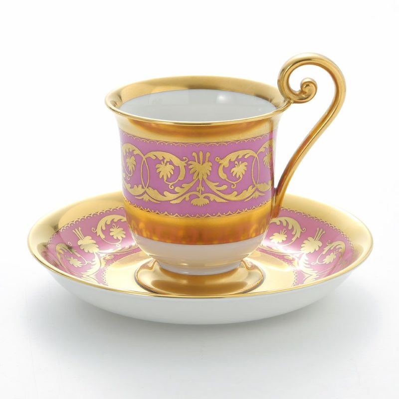 アウガルテン（AUGARTEN） インペリアル ピンク（67282） コーヒーカップ＆ソーサー（852）
