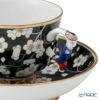 ヘレンド シノワズリ（中国趣味）黒地白梅 PFNB 03364-0-21 マンダリン ラージカップ＆ソーサー