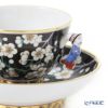 ヘレンド シノワズリ（中国趣味）黒地白梅 PFNB 03371-0-21 マンダリン スモールカップ＆ソーサー