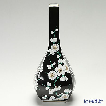 ヘレンド 黒地白梅 PFNB-GR 07055-0-00 ベース 33cm