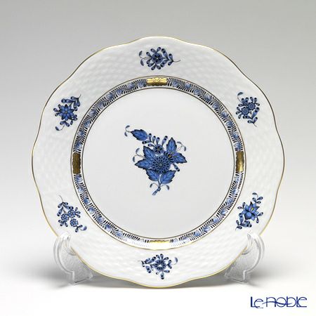 ヘレンド アポニーインディゴブルー 00517-0-00 プレート 19cm
