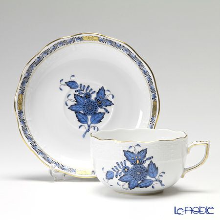 ヘレンド アポニーインディゴブルー 00724-0-00 ティーカップ＆ソーサー 200ml